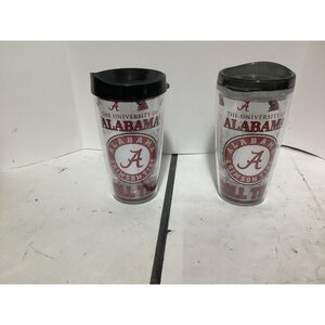 2-Wincraft Alabama crimson tide tumbler 16 oz